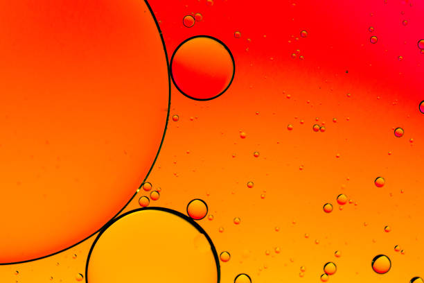 istock Macro oil and water multi colored abstract background 1351466425