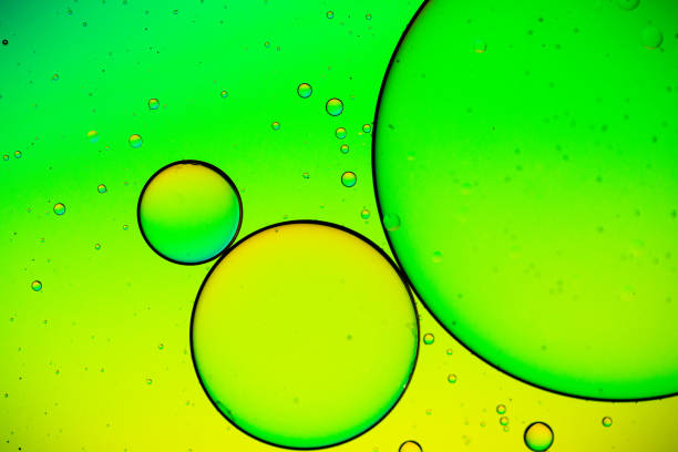 istock Macro oil and water multi colored abstract background 1351466533