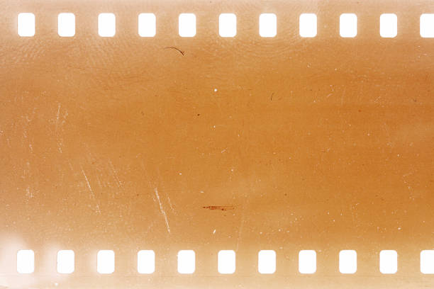 istock Dusty and grungy 35mm film texture or surface 1351466640