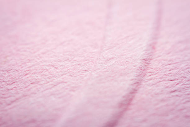 istock Extreme macro of embossed pink paper 1351467446