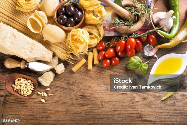 Italian Food Wellness And Culture Stock Photo - Download Image Now - Chili Pepper, Color Image, Horizontal