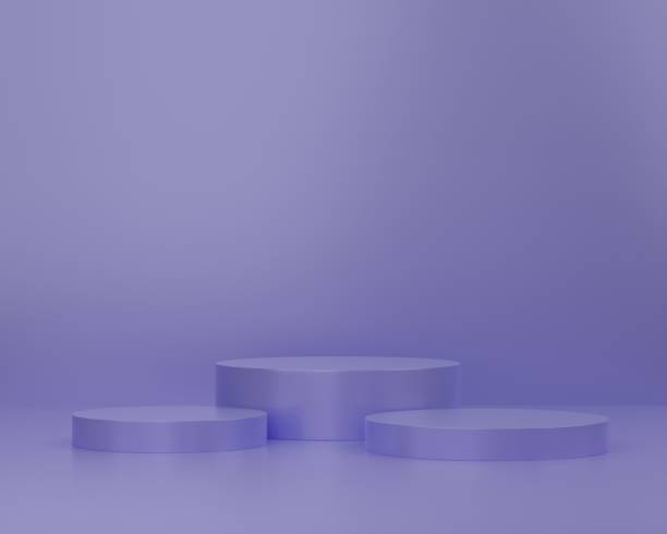 istock 3d rendering. 3d background products minimal podium scene with beige pedestal. display background 3d rendering with podium. stand to show cosmetic products 3d. Stage showcase on pedestal studio. 1351471746