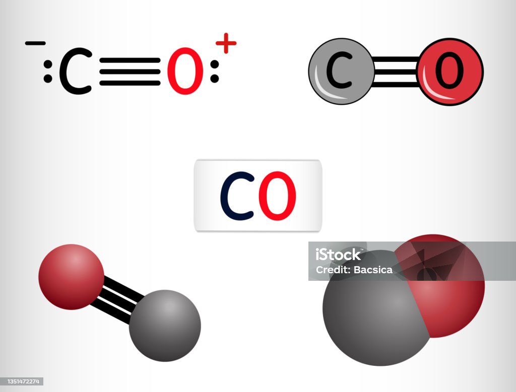 Carbon Monoxide Phân Tử Co Các Nguyên Tử Сarbon Và Oxy Được Kết ...