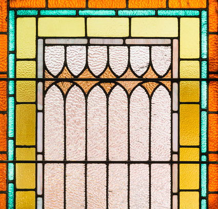 A Stained Glass Window in Manchester Cathedral