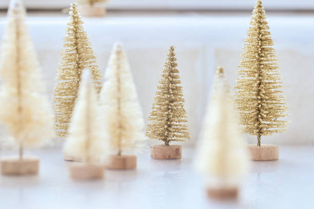 istock Pine tree model forest made of simple environmentally friendly materials 1351477887