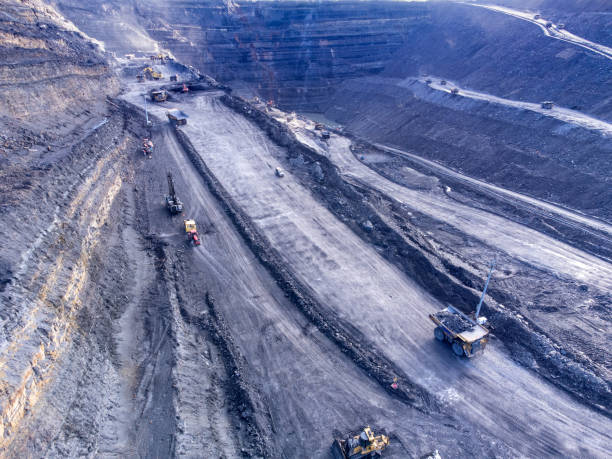 istock Ffos-y-Fran open pit mine, Wales, UK 1351482107