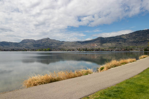 istock walking path by a lake in the mountains 1351494293