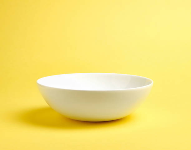 istock White bowl on colorful background 1351502035