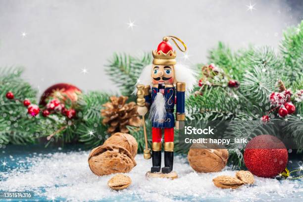 Christmas Nutcracker Toy Soldier Stock Photo - Download Image Now - Nutcracker, Christmas, Ballet