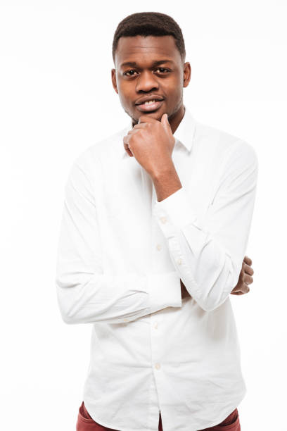 istock Handsome young african man looking at camera. 1351517522