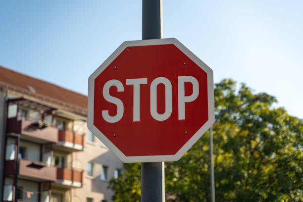 istock Stop Sign Traffic Symbol in Germany 1351518625