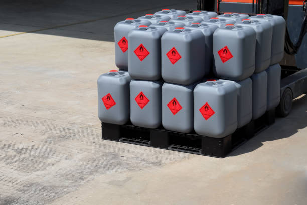 istock Flammable chemical tanks used in industry 1351521491