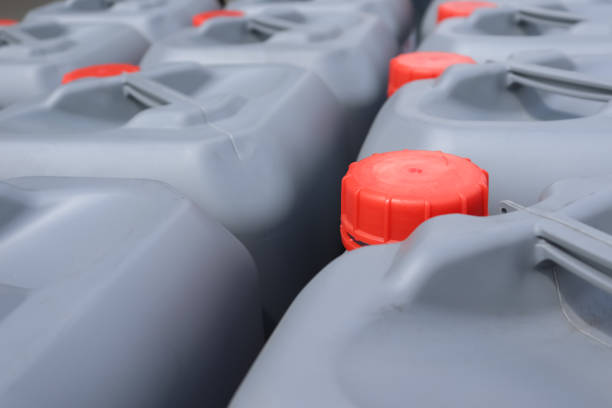 istock Flammable chemical tanks used in industry 1351521499