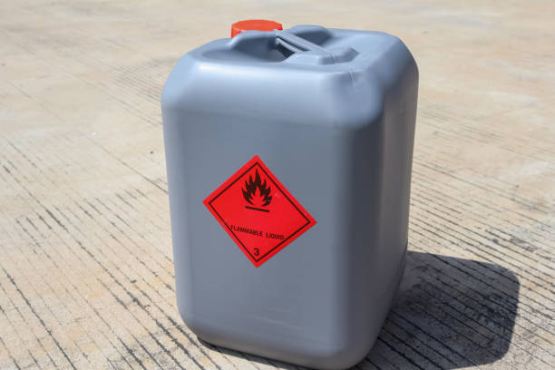 istock Flammable chemical tanks used in industry 1351521501