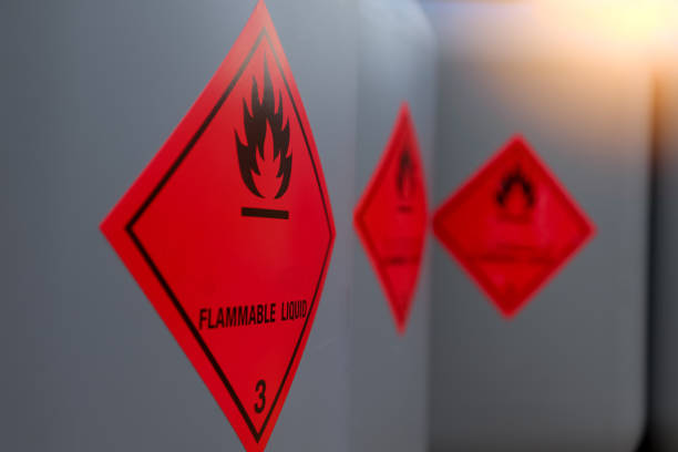 istock Flammable chemical tanks used in industry 1351521636