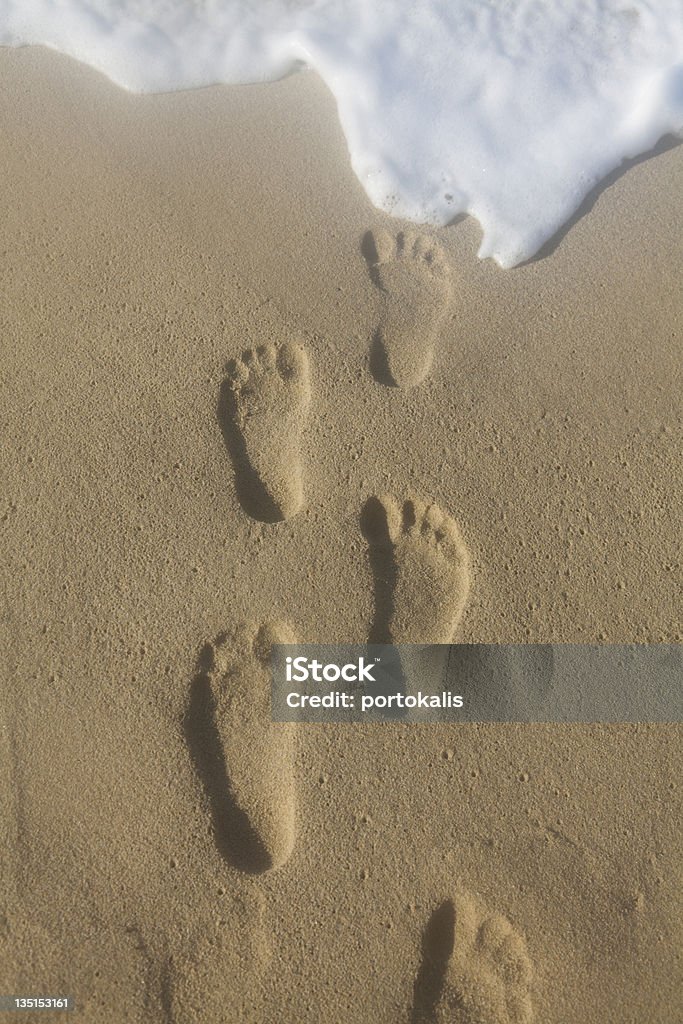 footmarks humain - Photo de Eau libre de droits
