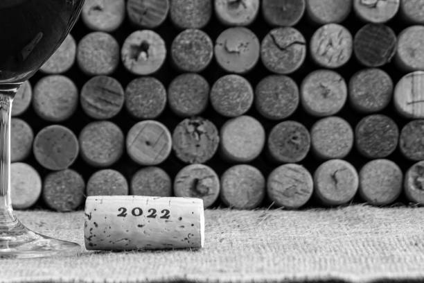 2022년 와인 코르크 - cork wine corkscrew old 뉴스 사진 이미지
