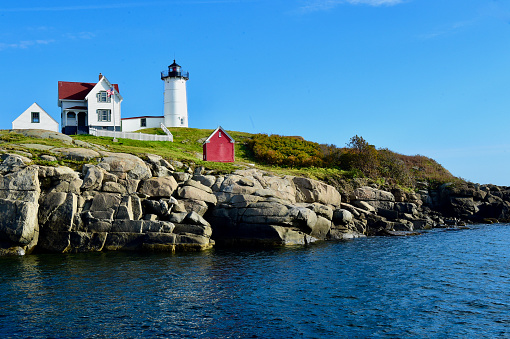 Cape Neddick Lighthouse is located in York, Maine.