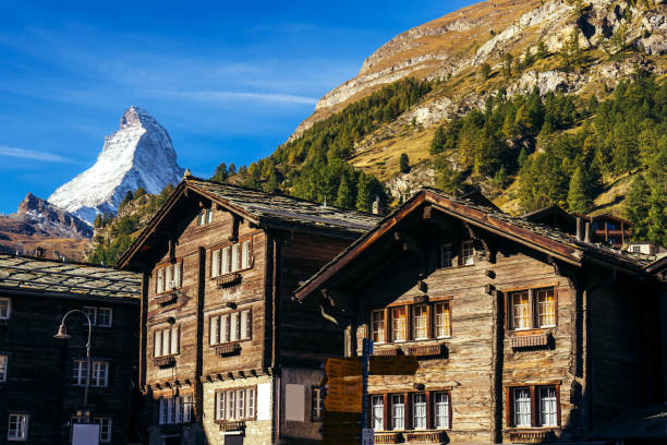 istock Zermatt, Switzerland with Matterhorn in the background 1351543498