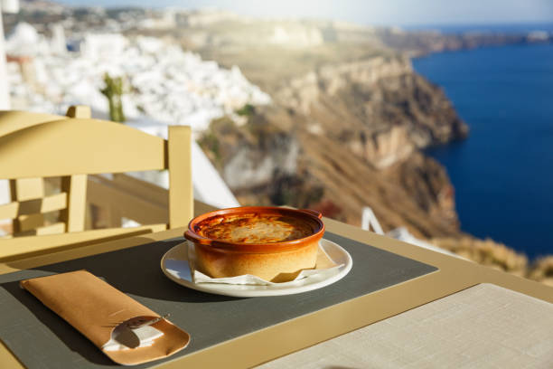 istock Dinner at a restaurant overlooking the sea 1351543756