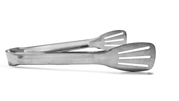 Kitchen tongs isolated on a white background