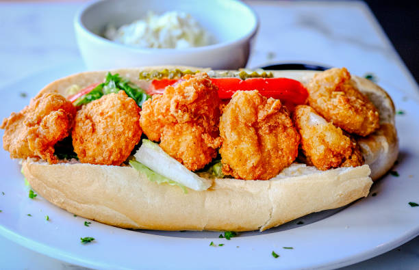 istock Shrimp Po' Boy Sandwich 1351549280
