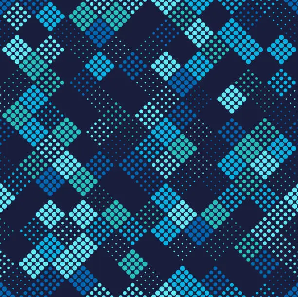 Vector illustration of Seamless Dot Abstract Background Pattern Texture