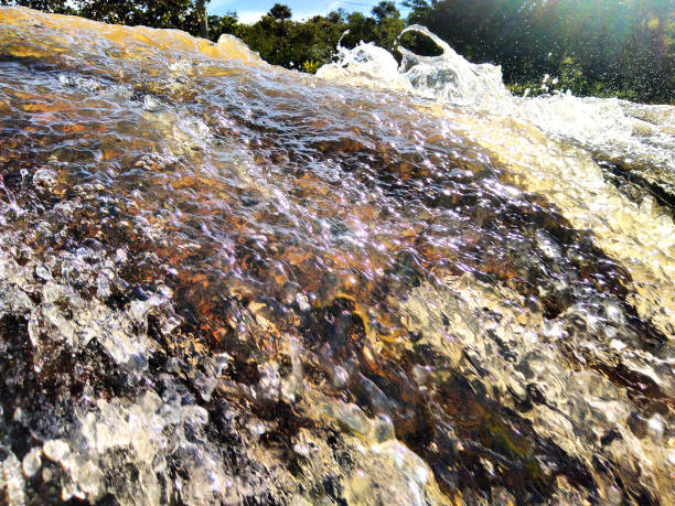 istock Waterfalls on a Brazilian river. 1351571132