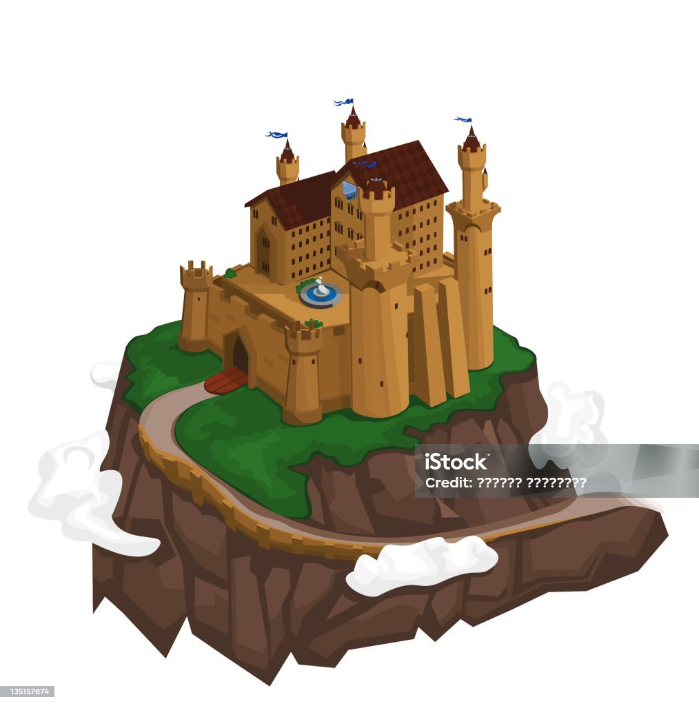 城の山 - 城のロイヤリティフリーベクトルアート