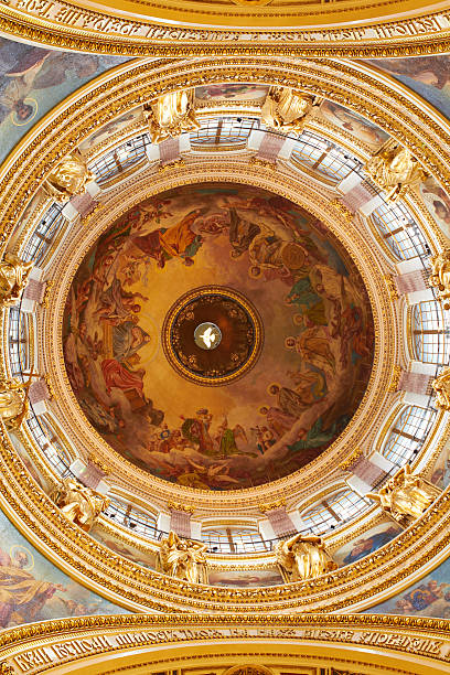 istock Saint Isaak Cathedral, interior of the main dome. 135158357