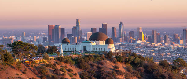 istock Griffith Observatory and Los Angeles city skyline at sunset 1351592304