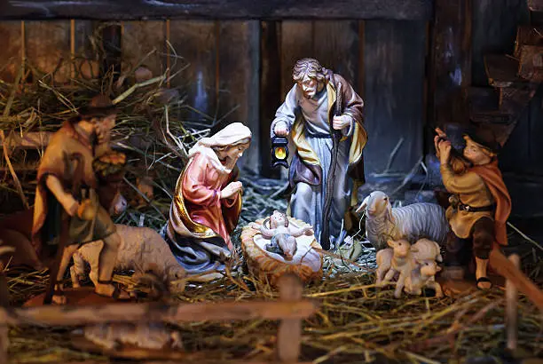 Photo of nativity scene