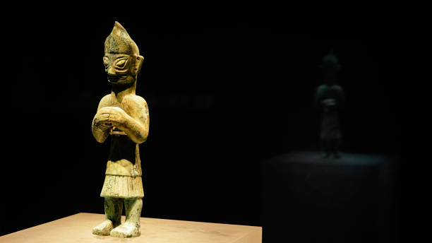 istock Bronze villain shot in Chengdu 1351600890