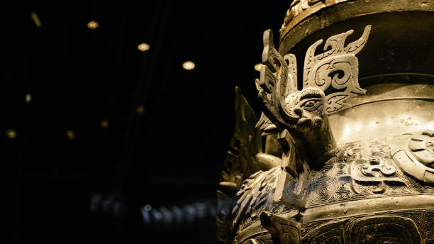 Bronze handle on bronze shot in Chengdu