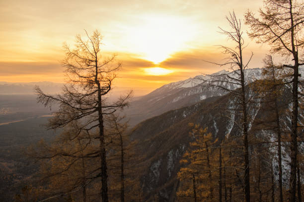 istock sunset in the mountains 1351602639