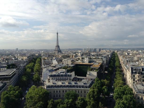 istock View of the Eiffel Tower and Paris from the Arc de Triomphe Observation Deck 1351609836