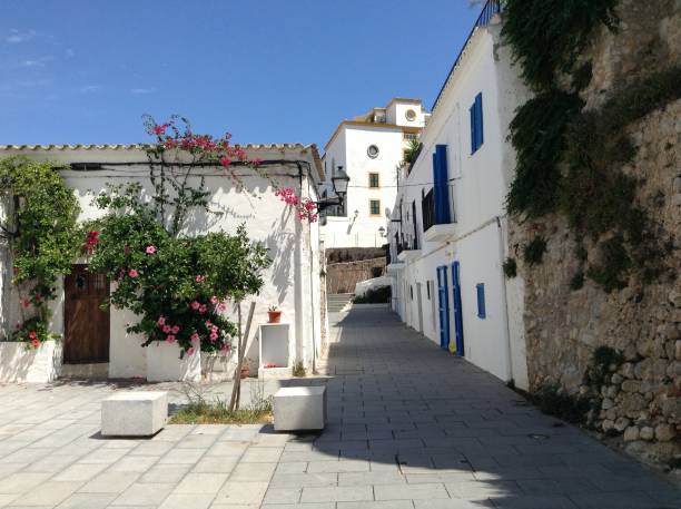 istock White streets of the resort area 1351609909