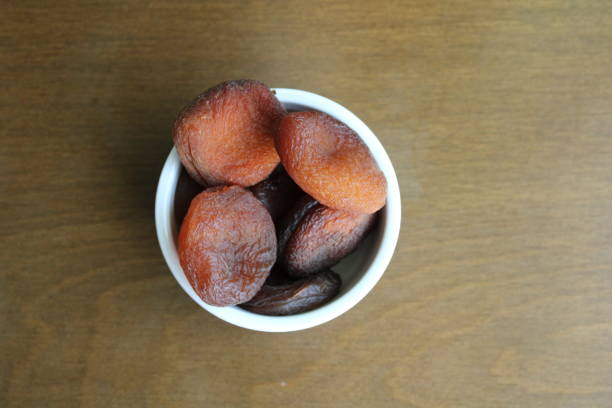 istock Natural dried apricots, dry fruits 1351618609