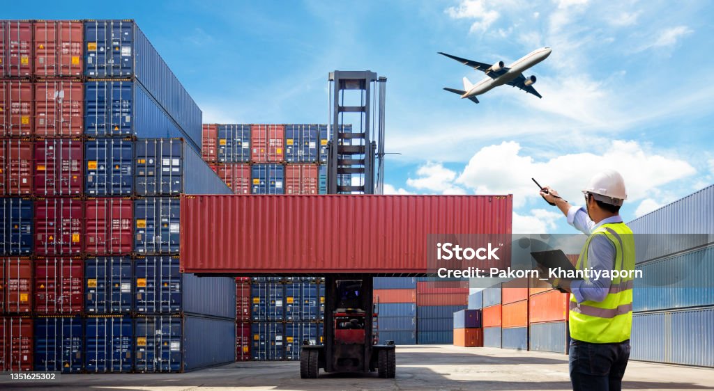 Export Stock Image Logistic Import Export Stock Photo - Download Image Now - Airplane ...