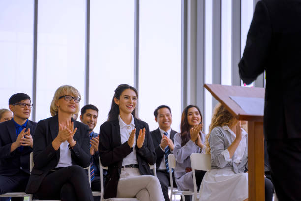 istock White collar workers are engagement and meeting. 1351628036