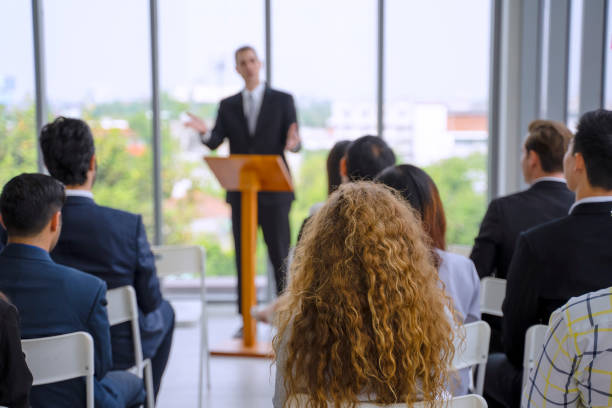 istock White collar workers are engagement and meeting. 1351628061