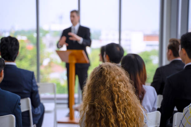 istock White collar workers are engagement and meeting. 1351628064