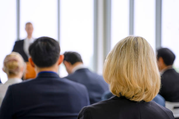 istock White collar workers are engagement and meeting. 1351628070