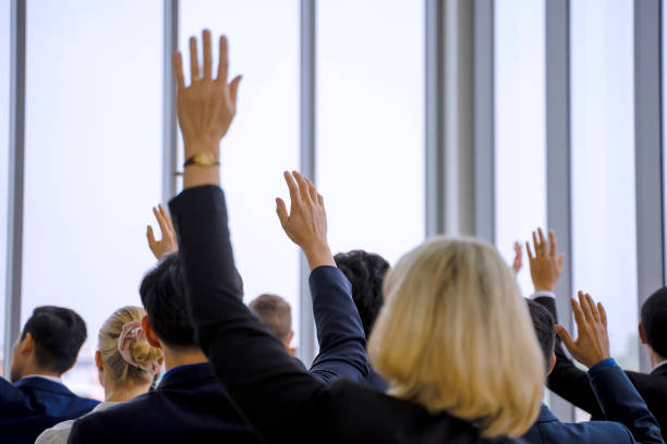 istock White collar workers are engagement and meeting. 1351628101