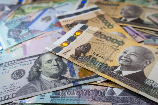 istock The Cambodian Riel and US Dollar 1351628960