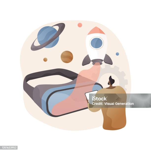 Developing World Abstract Virtual World Development Abstract Concept Vector Illustration Stock ...