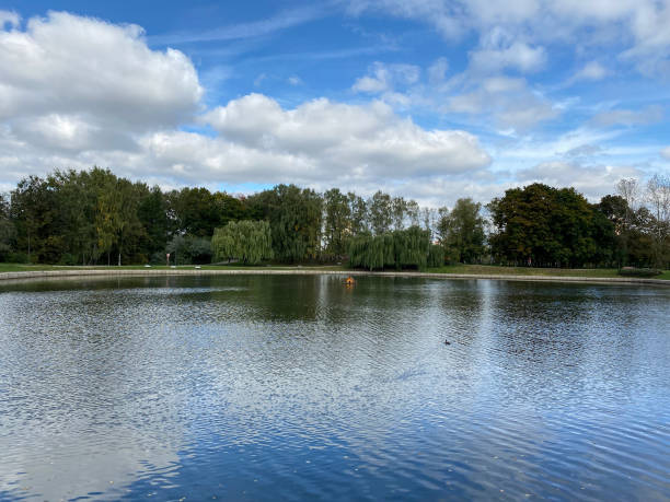 istock summer in city park at dry sunny day 1351636326