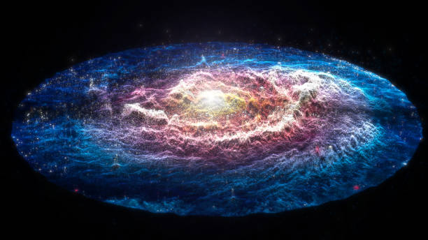 Outer space, universe, nebula stock photo
