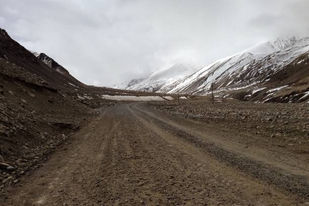 istock Landscape view at Everest base camp in Tibet 1351638465