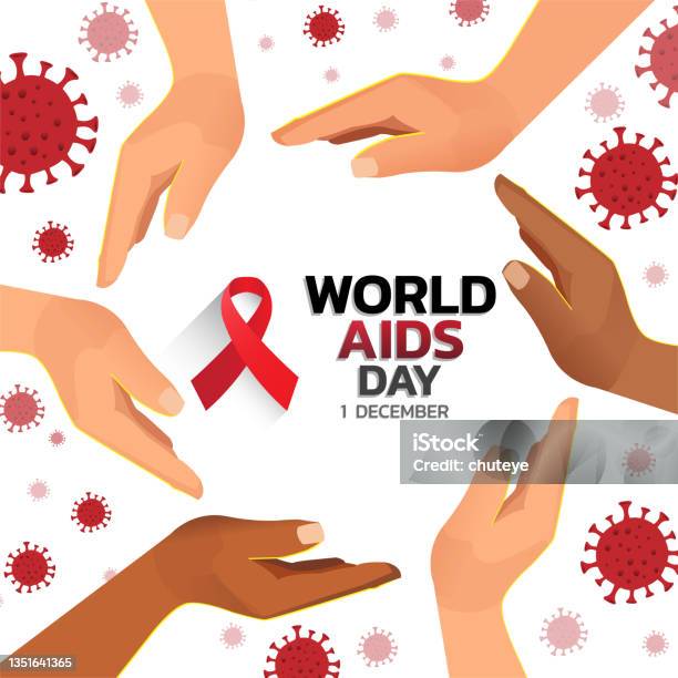 Всемирный День Борьбы Со Спидом — стоковая векторная графика и другие изображения на тему World AIDS Day - World AIDS Day, СПИД, ВИЧ